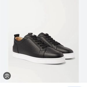 Men’s Christian LOUBOUTIN Rantulow full grain leather sneakers.Like new.NO BOX.